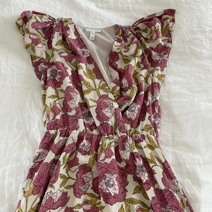 Beautiful floral Easter, spring, wedding dress